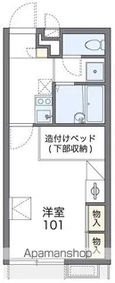 レオパレス大山【207号室】の間取り