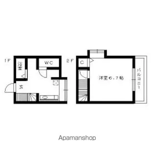 ステラポラリス愛宕【1階】の間取り