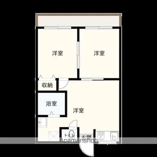 セントラルパビリオン【202号室】の間取り
