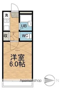 ルミエール壱番館【103号室】の間取り