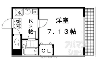 ラトゥール牧眞IIアネックス【215号室】の間取り