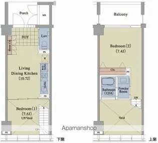 ラフィーヌ銀座【11階】の間取り