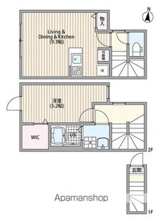 マーレ十条【2階】の間取り