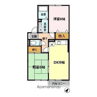 コンフォール里音【1階】の間取り