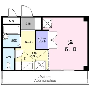 グレイスコート【2階】の間取り