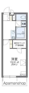 レオパレスロワジール【1階】の間取り