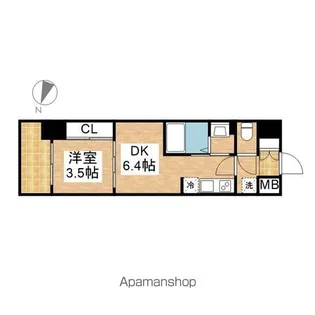 L&Cレジデンス鶴舞公園【9階】の間取り