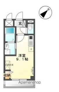 ノーブルコート台原【2階】の間取り