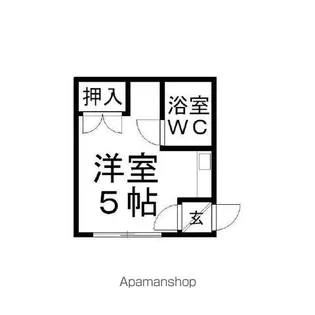 北24条駅ハウス【203号室】の間取り