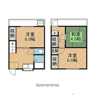 マウンテンハウスⅡ【1階】の間取り