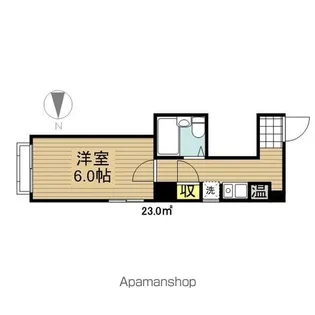 ロイヤル大磯【2A号室】の間取り