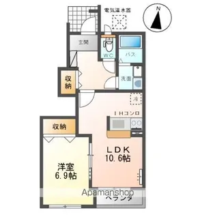 シルフィーナ【1階】の間取り