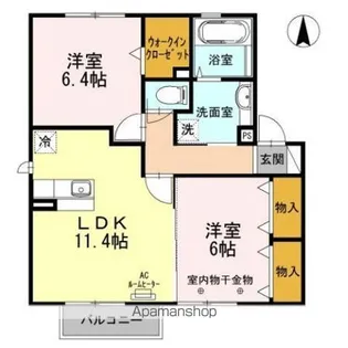 グランデ泉中央【1階】の間取り