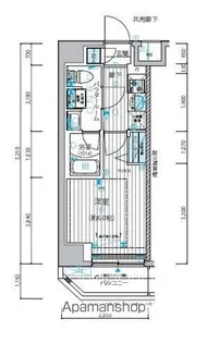 メインステージ立川Ⅳ【301号室号室】の間取り