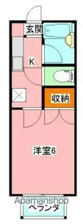 パストラルハウスA棟【2階】の間取り