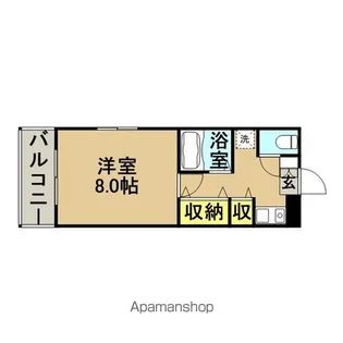 アルカディア山王【103号室】の間取り