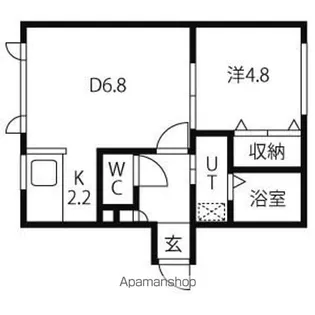 フェリーチェ北30条【3階】の間取り