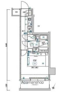 LEXE AZEST横濱関内【4階】の間取り