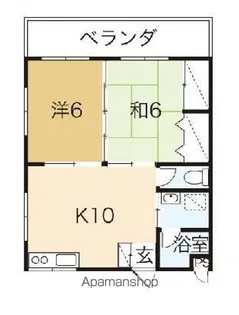テラス当山【301号室】の間取り