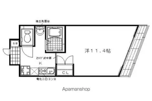 アネックス西院【5階】の間取り