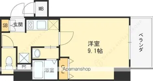 MSR梅田EAST【3階】の間取り