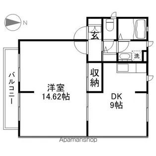 パールハイツ【202号室】の間取り