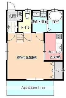 メゾンフォルス【102号室】の間取り