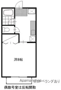 グランコート高場【101号室】の間取り