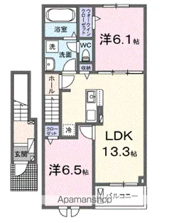 アーバンコート 西青山 北棟【2階】の間取り