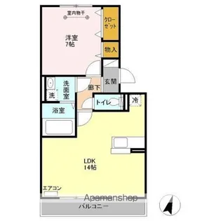 ブライトコート【2階】の間取り