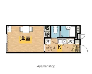 レオパレスビューテラス【2階】の間取り