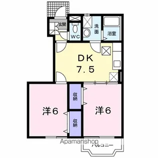 グレースハイムⅡ【1階】の間取り