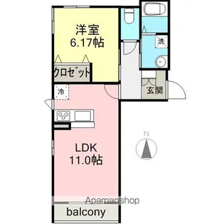 ジオベレオT【1階】の間取り