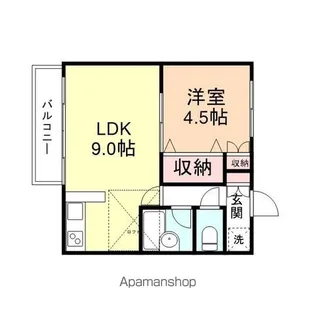 モア・アペックス野村第五【203号室】の間取り
