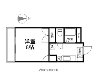 若里グリーンハイツ【3階】の間取り