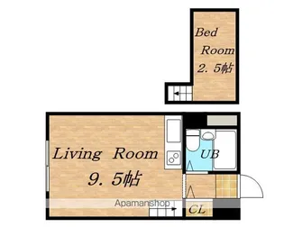 シャトー北24条【5階】の間取り