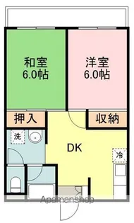 SKRハイツ【2階】の間取り