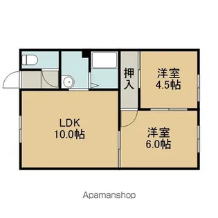 第一ロイヤルマンション【202号室】の間取り