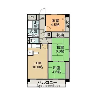 グレイス旭台【4階】の間取り