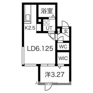 ティーズビレッジ【2階】の間取り