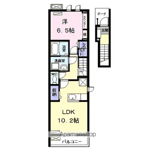 Bellezza(ベレッザ)【2階】の間取り