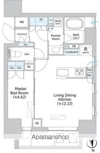 パークホームズ本郷三丁目【2階】の間取り