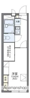 レオパレスルシェルブル金岡【208号室】の間取り