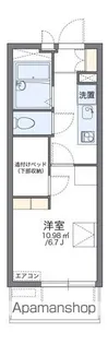 レオパレスHIRO【2階】の間取り