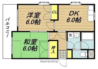 サンハイツ第二【301号室】の間取り