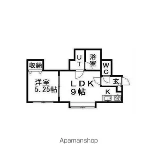エルズカーサ【201号室】の間取り