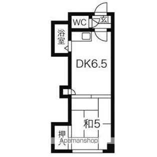ケンタク北16条ビル【408号室】の間取り