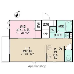 NIDO LARGO【1階】の間取り