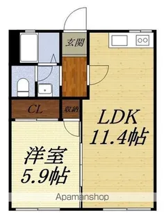 エルパティオ【1階】の間取り