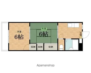 阿川マンション【302号室】の間取り